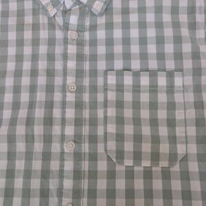 Men's Green Checkered Shirt